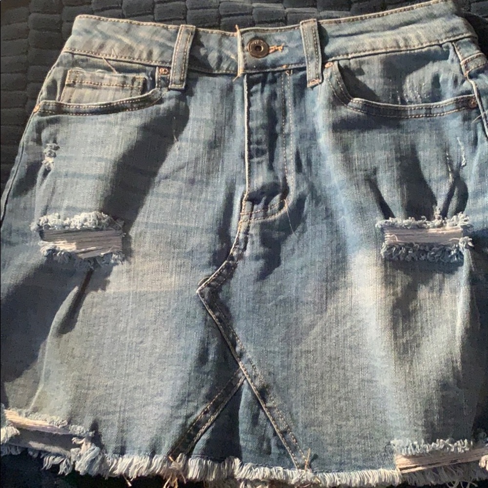 Jean skirt